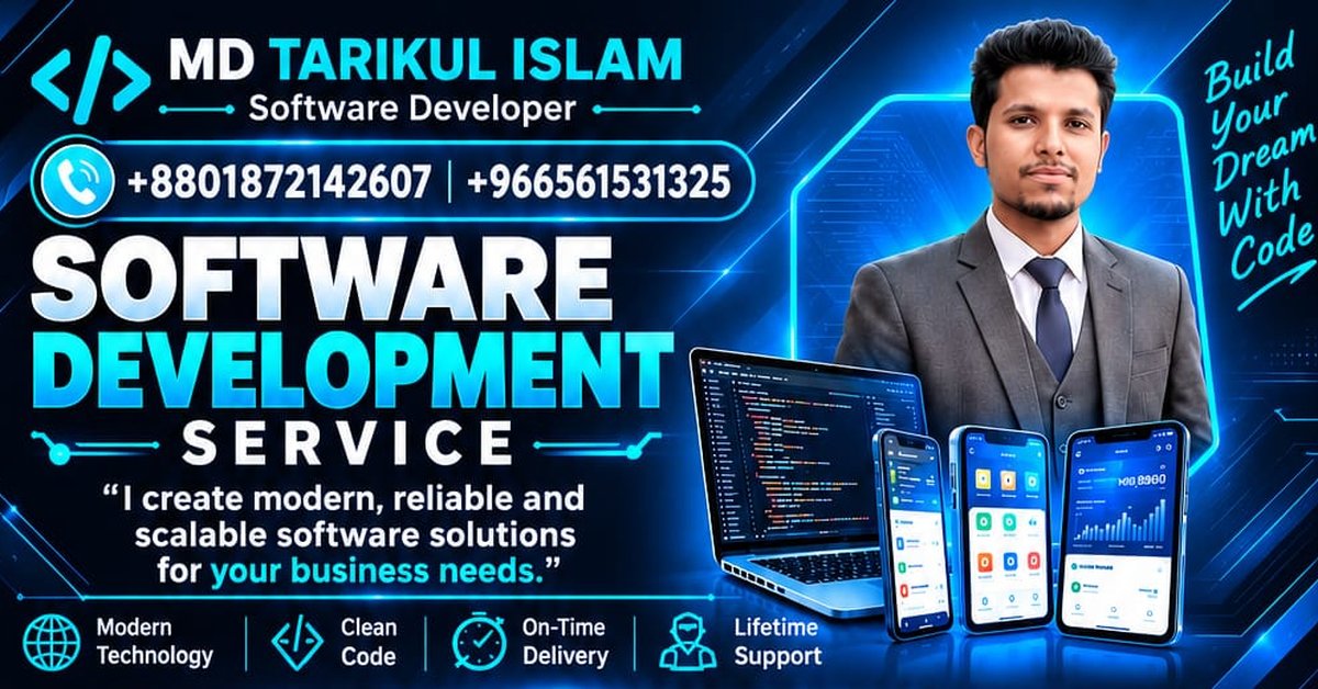 MD Tarikul Islam – Software Developer